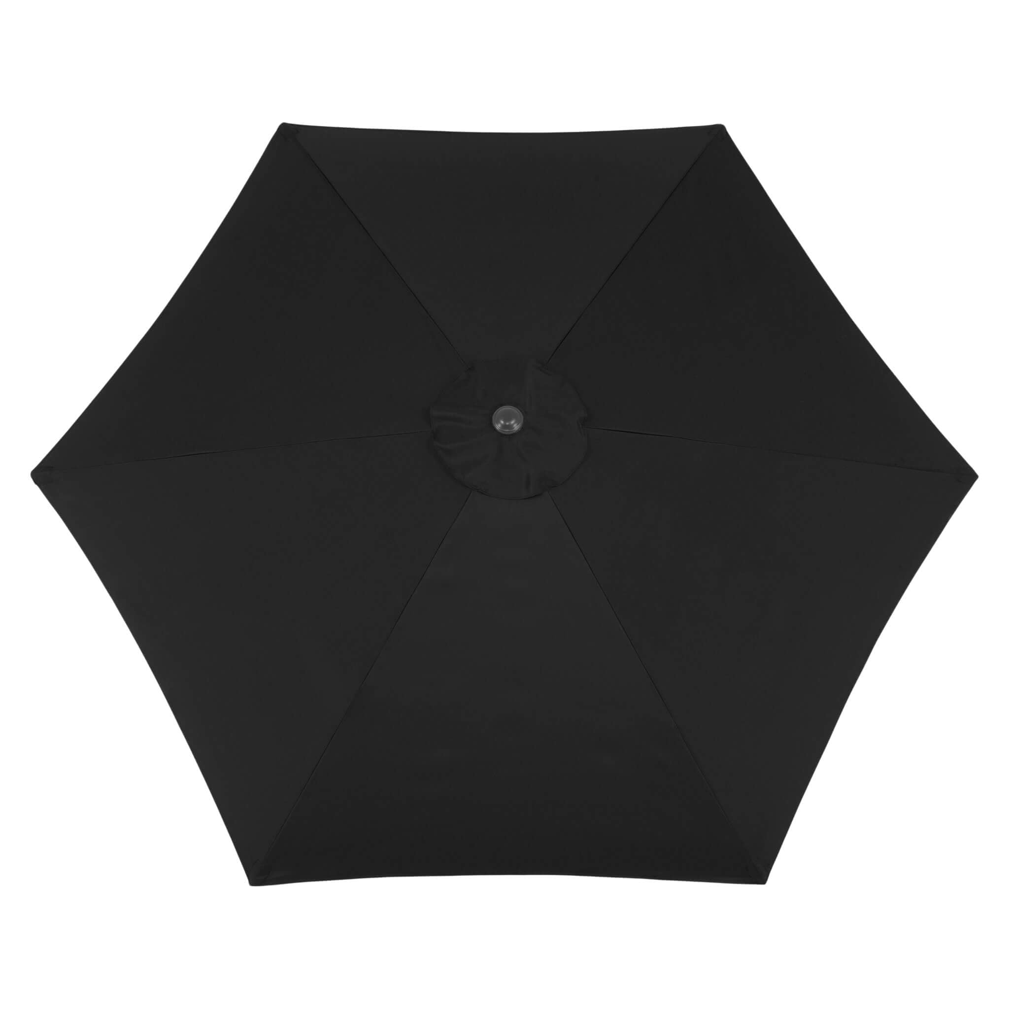 6 15 SUNSET Umbrelă rotundă, D.300 cm Negru SUNSET Umbrelă rotundă, D.300 cm Negru - imagine 5