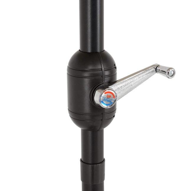 9 10 SUNSET Umbrelă rotundă, D.300 cm Negru 9 10