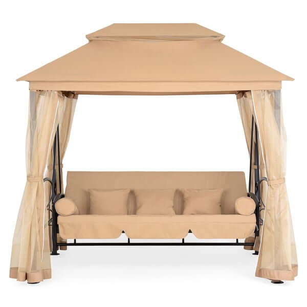 1 f0f8b9da 0d4b 4263 ac98 DAMARIS Pavilion cu leagan 3 locuri DAMARIS Pavilion cu leagan 3 locuri