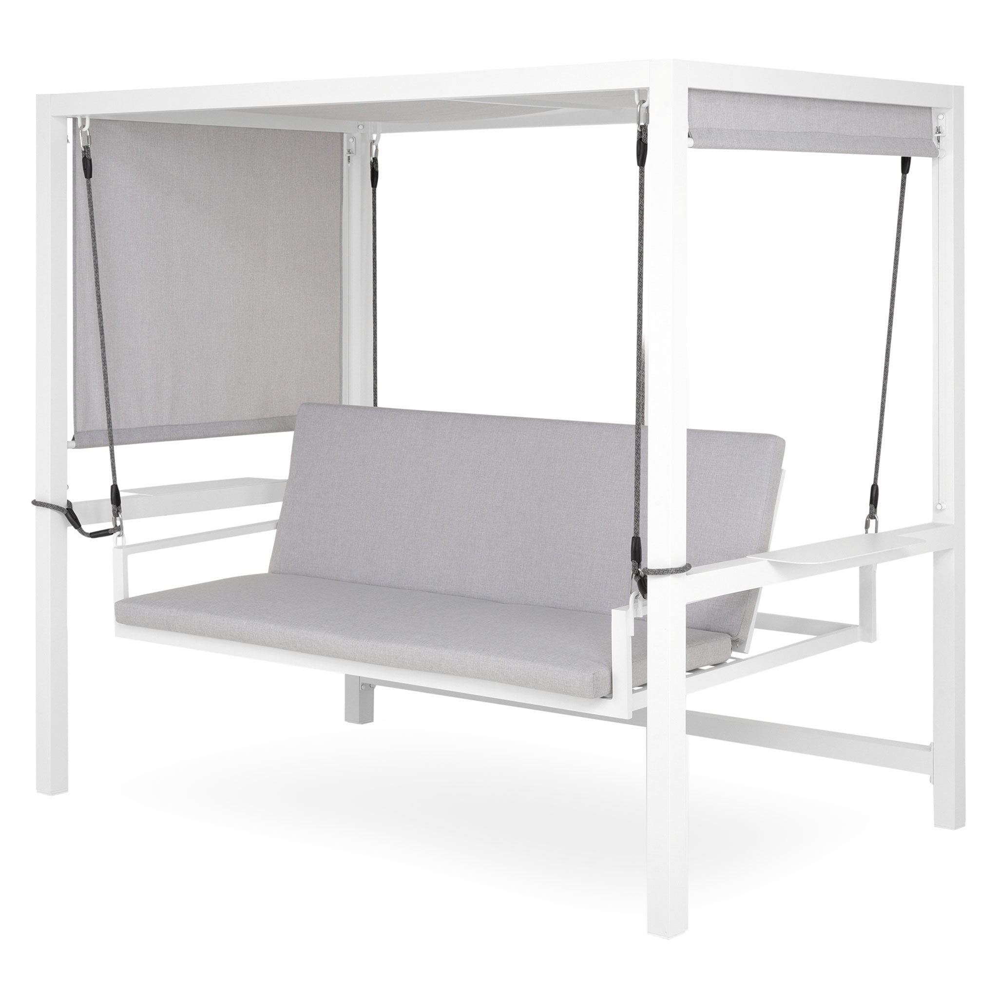 4 64c75fa9 8b30 47da 9686 668bc2455ecb GIO Pavilion cu leagăn gri Pentru Terasa sau Gradina GIO Pavilion cu leagăn gri Pentru Terasa sau Gradina - imagine 4