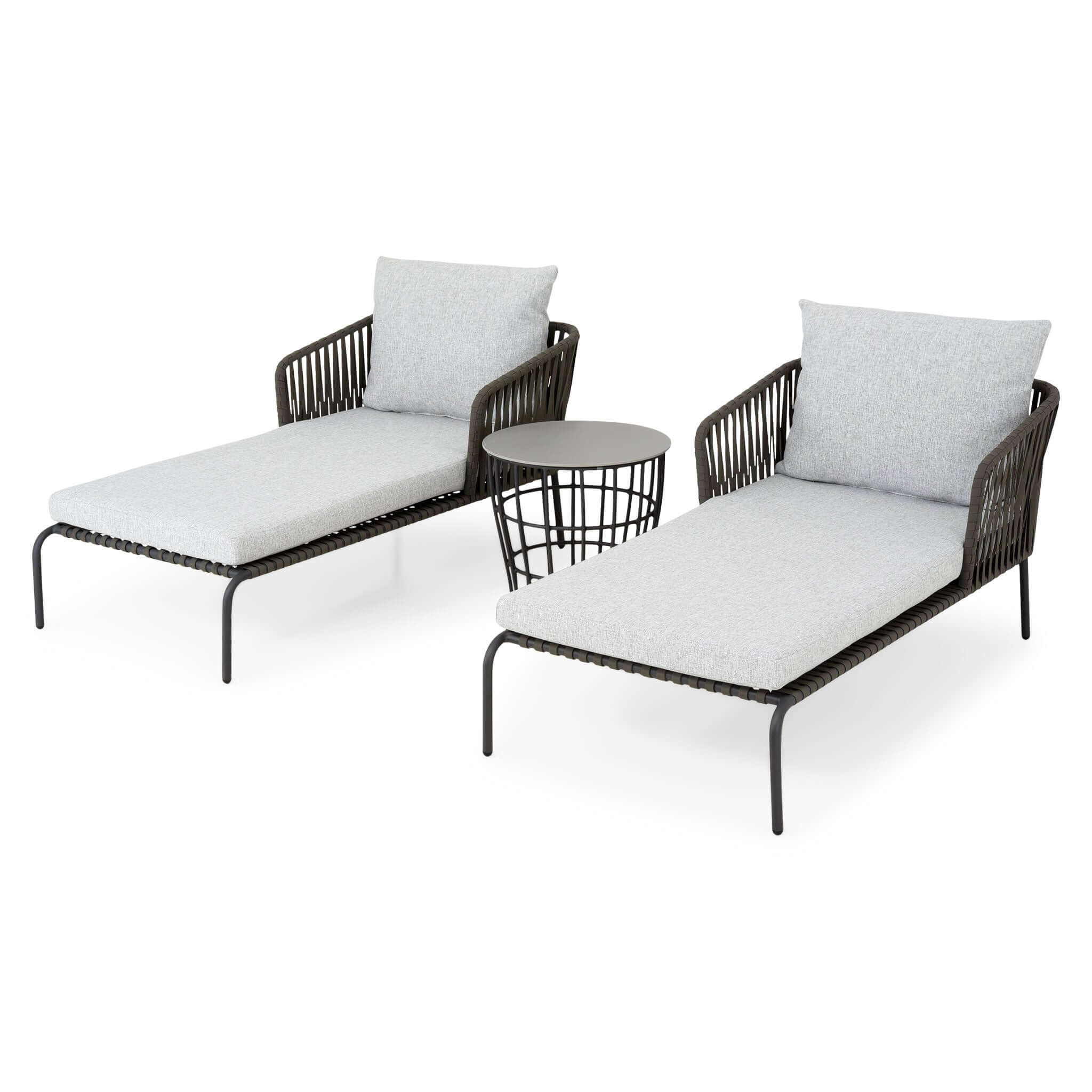 3 e1aaf6f0 5b12 47ff 970e b05eeda25de9 MILANO Set mobilier terasă/grădină, 2 șezlonguri și măsuță MILANO Set mobilier terasă/grădină, 2 șezlonguri și măsuță