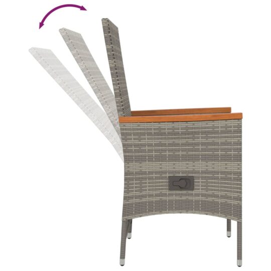 VXL8720845800048 g en hd 4 Set mobilier de grădină cu perne, 7 piese, gri, poliratan VXL8720845800048 g en hd 4