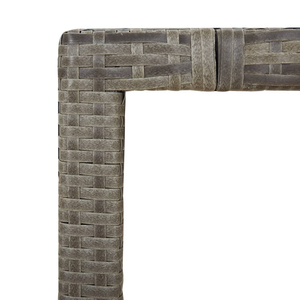 VXL8720845800048 g en hd 7 Set mobilier de grădină cu perne, 7 piese, gri, poliratan Set mobilier de grădină cu perne, 7 piese, gri, poliratan - imagine 9