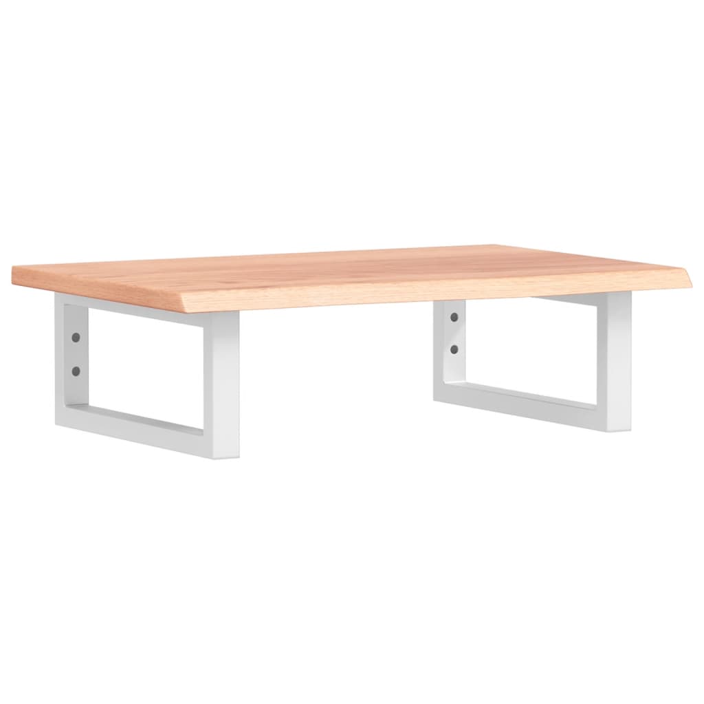 VXL8721102934131 a en hd 1 Raft pentru lavoar montat pe perete, oțel și lemn masiv stejar Raft pentru lavoar montat pe perete, oțel și lemn masiv stejar - imagine 2