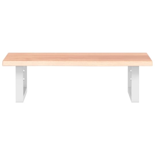 VXL8721102934131 g en hd 2 Raft pentru lavoar montat pe perete, oțel și lemn masiv stejar VXL8721102934131 g en hd 2