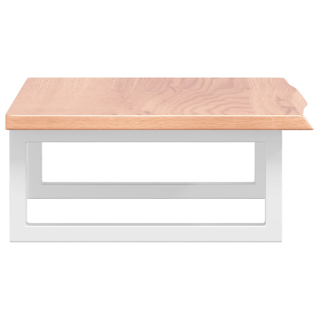 VXL8721102934131 g en hd 3 Raft pentru lavoar montat pe perete, oțel și lemn masiv stejar Raft pentru lavoar montat pe perete, oțel și lemn masiv stejar - imagine 5