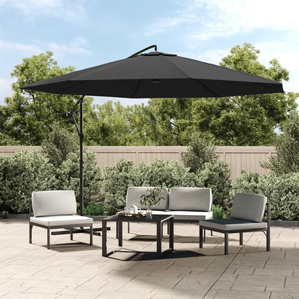 VXL8718475697442 m en hd 1 Umbrelă în consolă cu stâlp din aluminiu, 350 cm, antracit Umbrelă în consolă cu stâlp din aluminiu, 350 cm, antracit