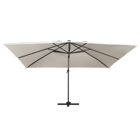 VXL8719883759050 g en hd 2 Umbrelă în consolă cu LED, stâlp din aluminiu nisipiu 400x300cm VXL8719883759050 g en hd 2