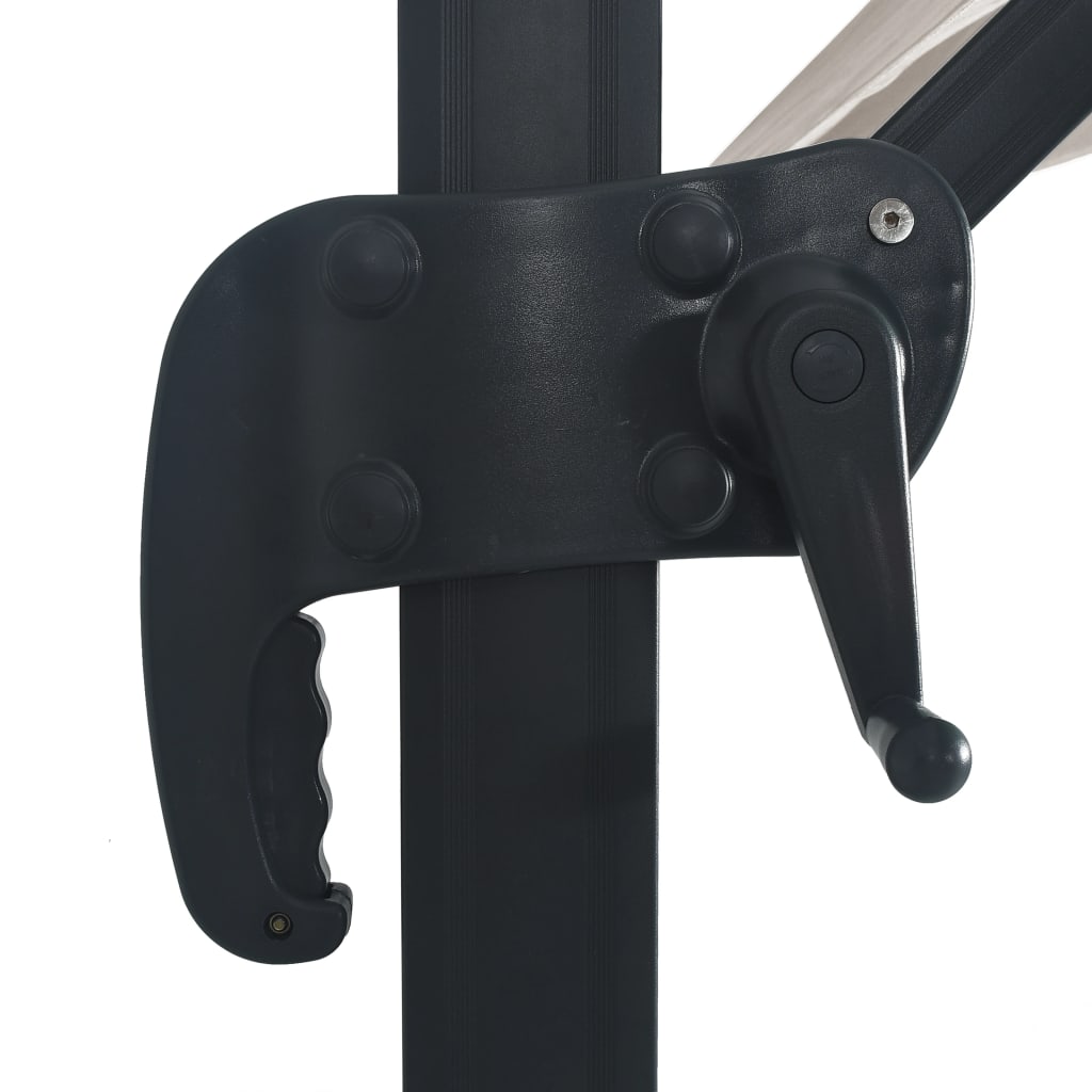 VXL8719883759050 g en hd 6 Umbrelă în consolă cu LED, stâlp din aluminiu nisipiu 400x300cm Umbrelă în consolă cu LED, stâlp din aluminiu nisipiu 400x300cm - imagine 7