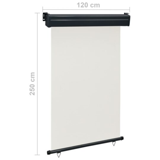 VXL8719883766560 g en hd 9 Copertină laterală de balcon, crem, 125 x 250 cm VXL8719883766560 g en hd 9