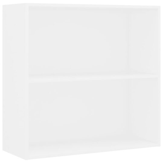 Alternative view of Bibliotecă, alb, 80x30x76,5 cm, lemn prelucrat