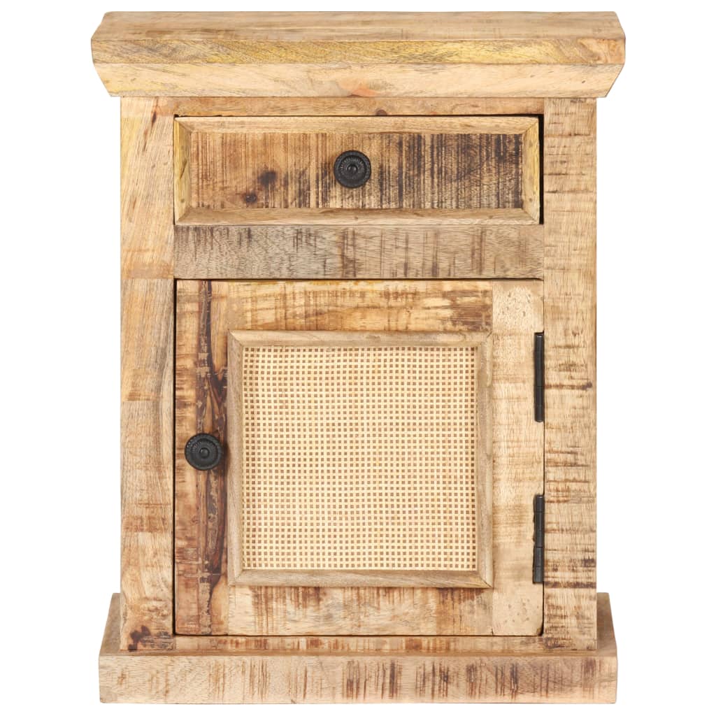 VXL8719883998268 g en hd 3 Noptieră, 40x30x50 cm, lemn masiv de mango și trestie naturală Noptieră, 40x30x50 cm, lemn masiv de mango și trestie naturală - imagine 4