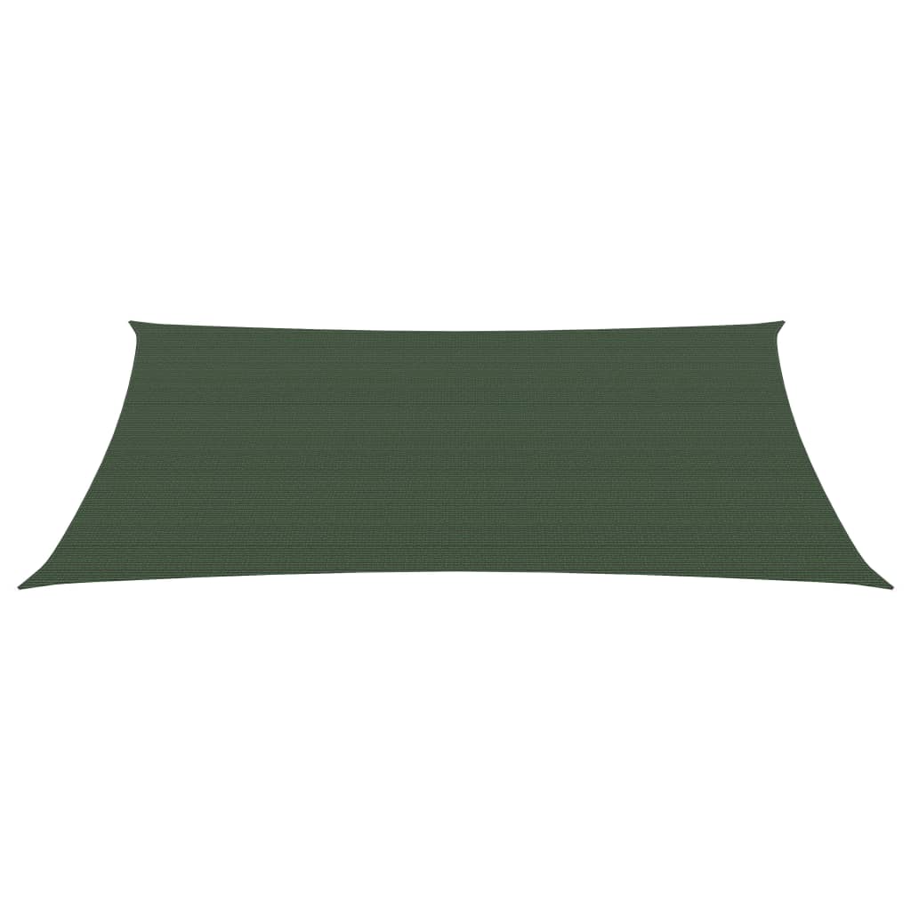 Pânză parasolar, verde închis, 2x3,5 m, HDPE, 160 g/m² - imagine 4