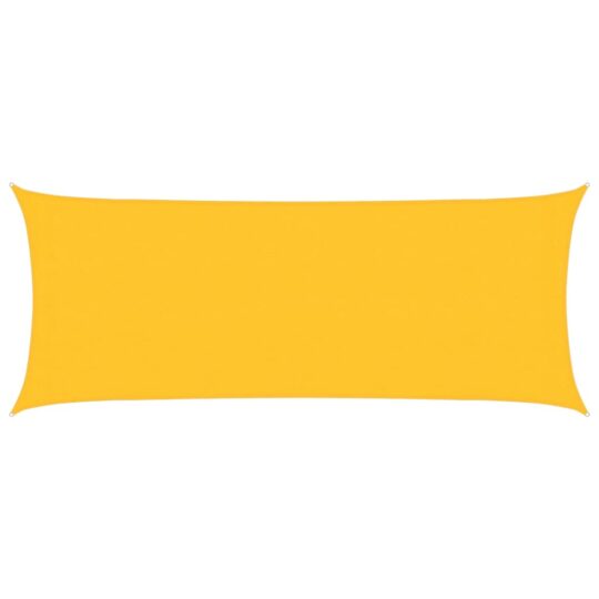 Alternative view of Pânză parasolar, galben dreptunghiular 2x4,5 m, HDPE, 160 g/m²