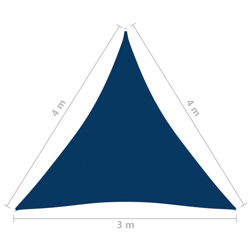 VXL8720286123058 g en hd 5 Parasolar, albastru, 3x4x4 m, țesătură oxford, triunghiular Parasolar, albastru, 3x4x4 m, țesătură oxford, triunghiular - imagine 7