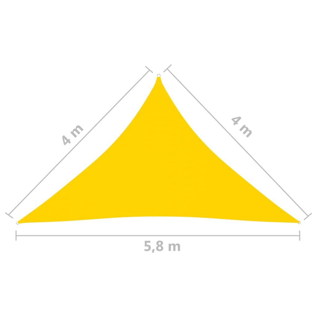 VXL8720286123638 g en hd 5 Parasolar, galben, 4x4x5,8 m, țesătură oxford, triunghiular Parasolar, galben, 4x4x5,8 m, țesătură oxford, triunghiular - imagine 7