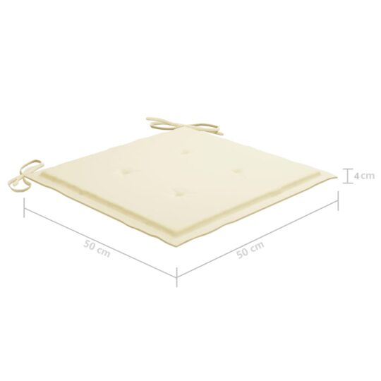 VXL8720286239100 g en hd 11 Scaune de grădină cu perne, 2 buc., lemn masiv de tec și oțel VXL8720286239100 g en hd 11