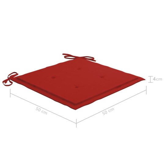 VXL8720286239148 g en hd 11 Scaune grădină cu perne, 2 buc., lemn masiv tec/oțel VXL8720286239148 g en hd 11