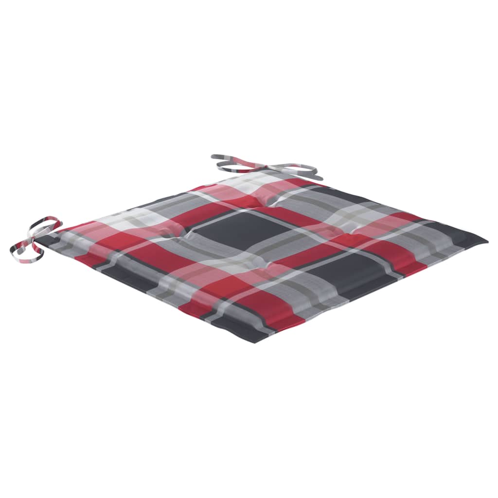 VXL8720286266670 g en hd 6 Scaune grădină perne roșii model carouri, 2 buc. lemn masiv tec Scaune grădină perne roșii model carouri, 2 buc. lemn masiv tec - imagine 7