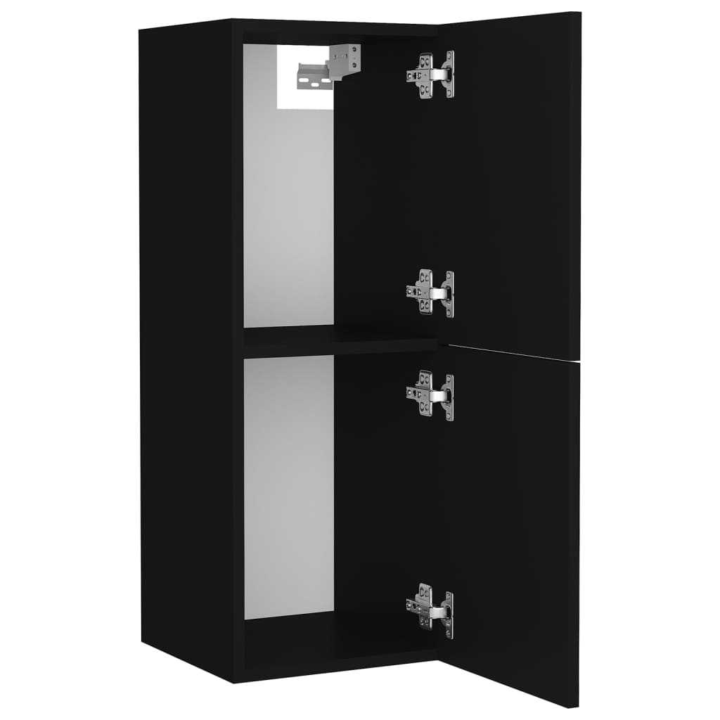 VXL8720286372418 g en hd 6 Set de mobilier de baie, negru, lemn prelucrat Set de mobilier de baie, negru, lemn prelucrat - imagine 8