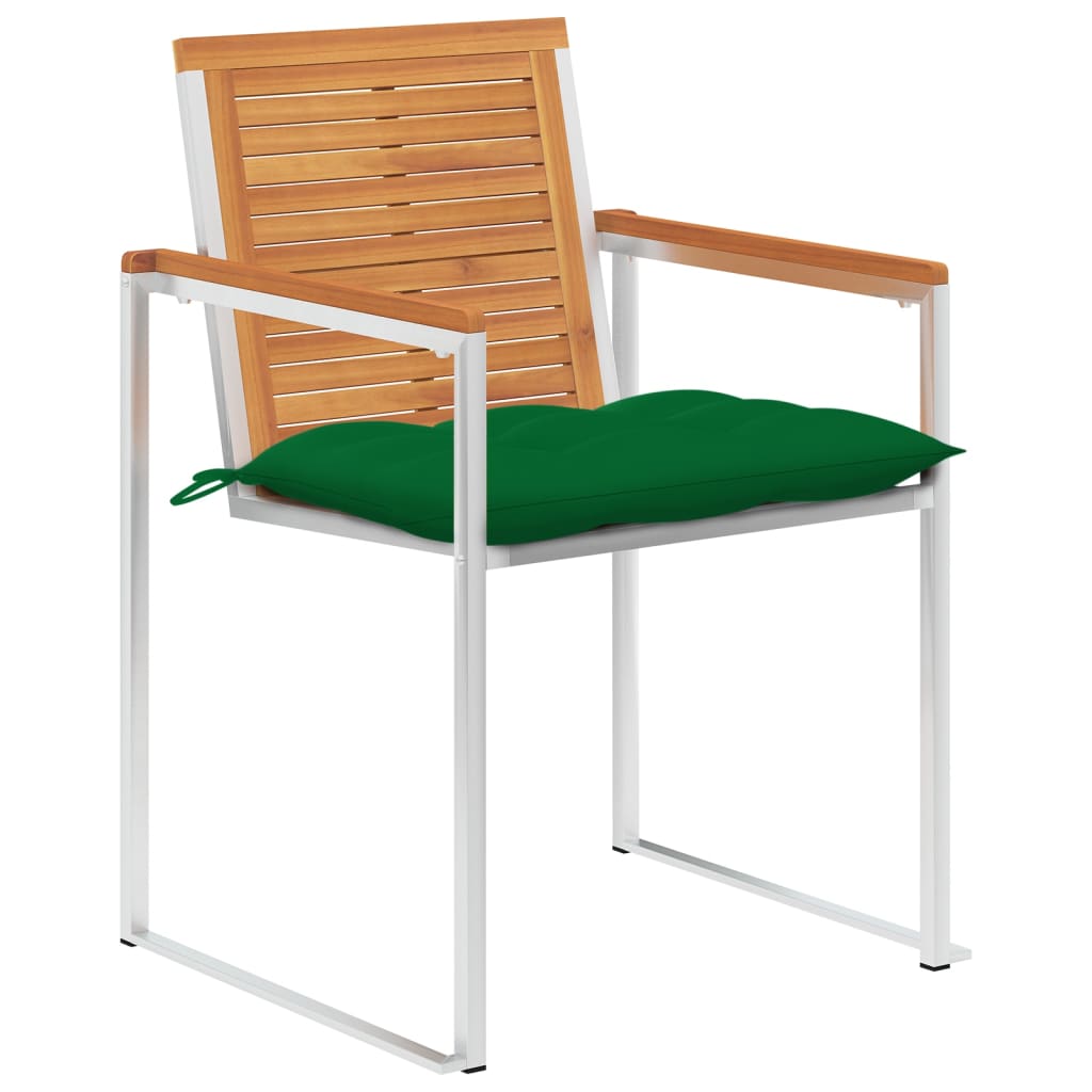 VXL8720286510803 g en hd 1 Scaune de grădină cu perne, 4 buc., lemn masiv de acacia Scaune de grădină cu perne, 4 buc., lemn masiv de acacia - imagine 2