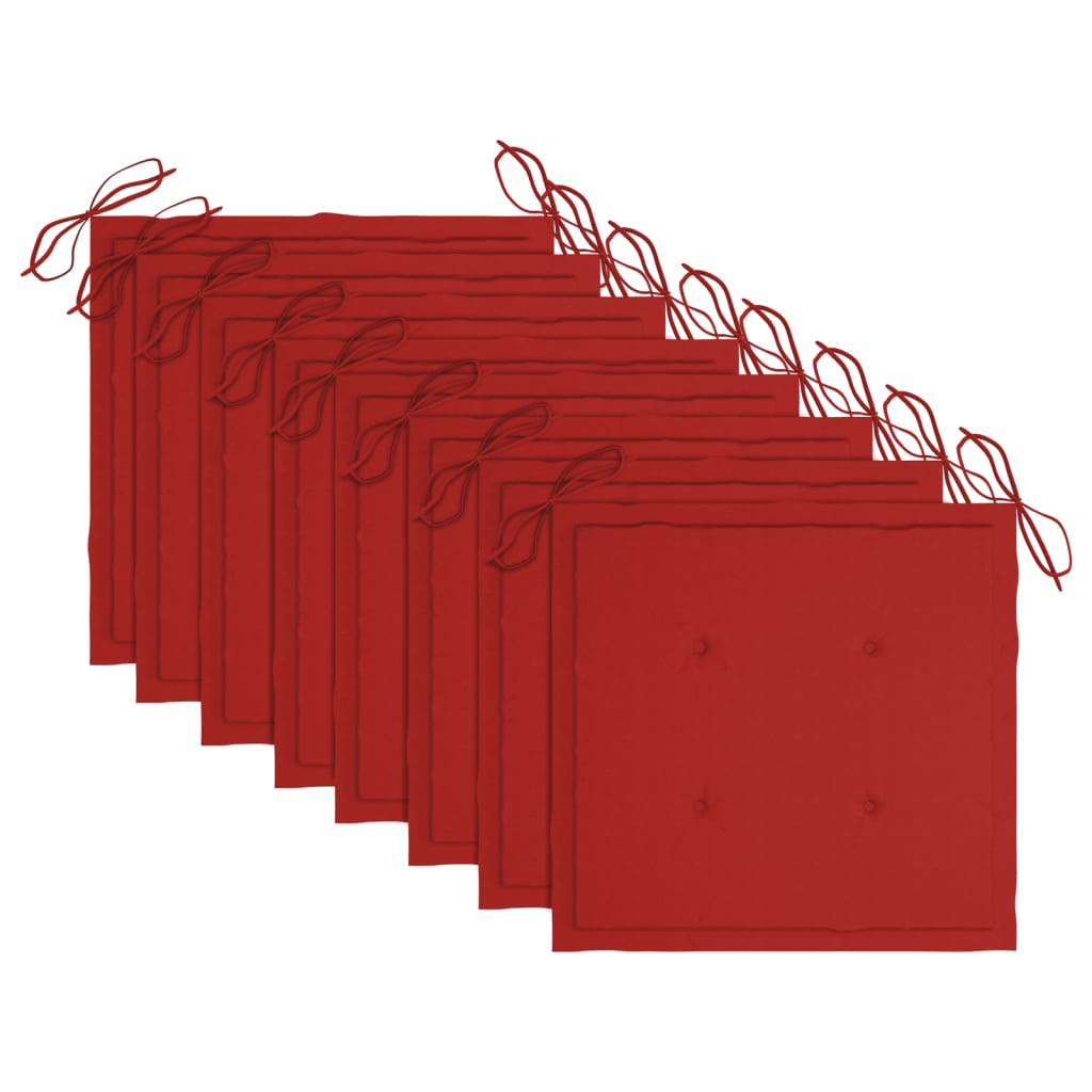 VXL8720286512043 g en hd 6 Scaune de grădină cu perne, 8 buc., lemn masiv de tec Scaune de grădină cu perne, 8 buc., lemn masiv de tec - imagine 7