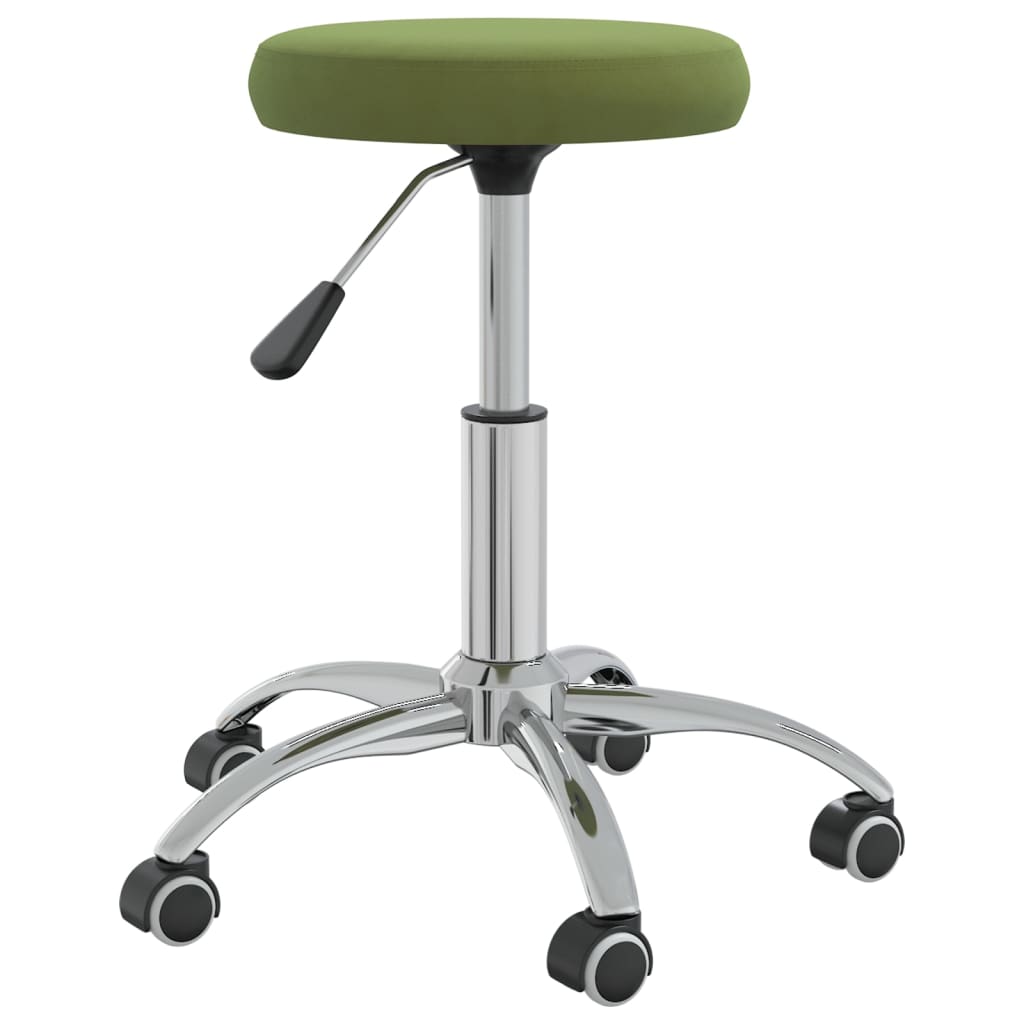 VXL8720286515563 g en hd 1 Scaun de birou pivotant, verde deschis, catifea Scaun de birou pivotant, verde deschis, catifea - imagine 3