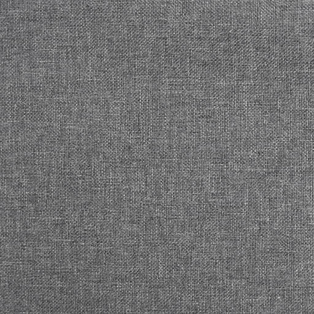 VXL8720286526095 g en hd 1 Scaun de bar, gri deschis, material textil Scaun de bar, gri deschis, material textil - imagine 3