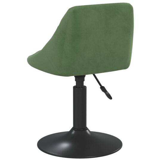 VXL8720286537107 g en hd 4 Scaune de bucătărie pivotante, 2 buc., verde închis, catifea VXL8720286537107 g en hd 4