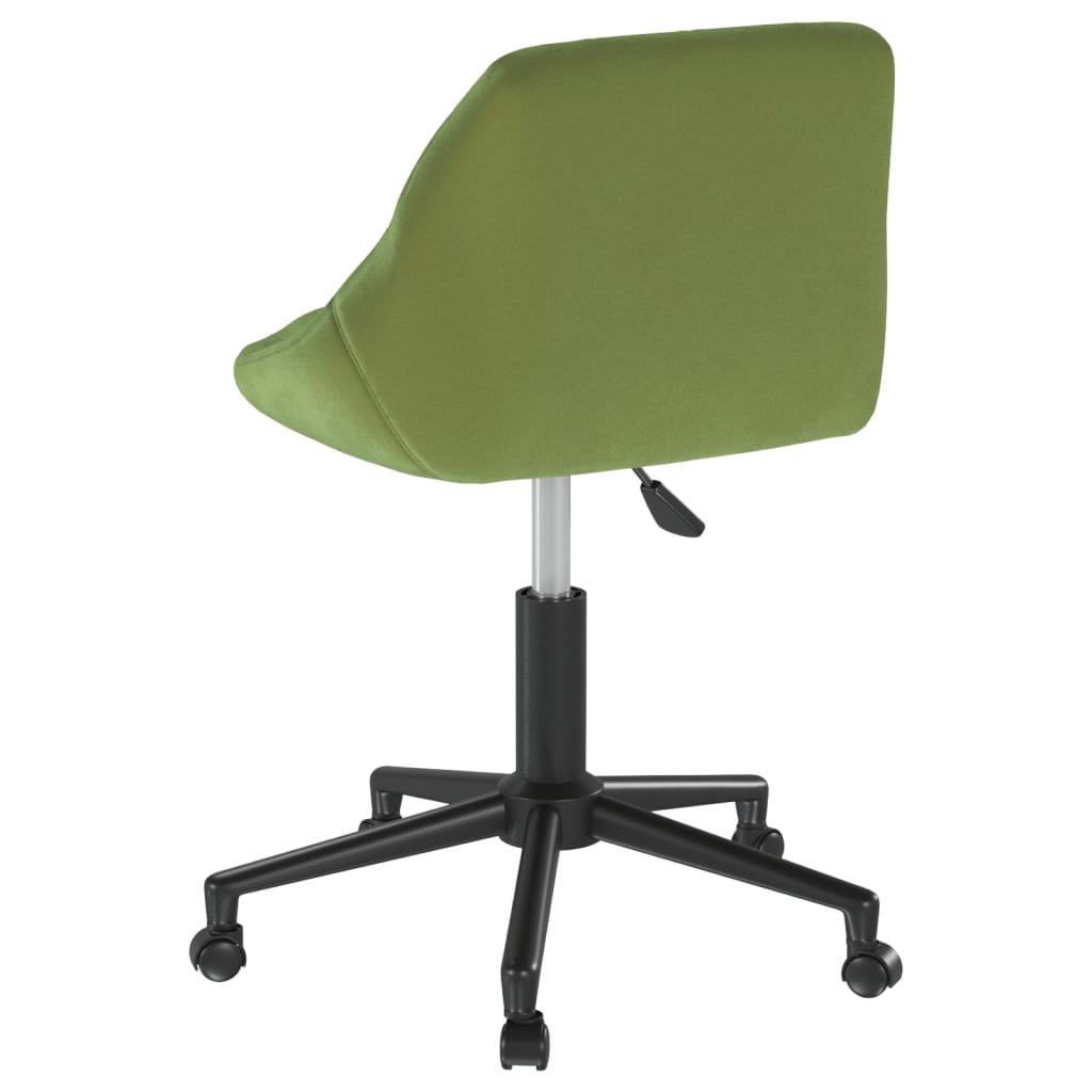 VXL8720286538661 g en hd 3 Scaun de birou pivotant, verde deschis, catifea Scaun de birou pivotant, verde deschis, catifea - imagine 5