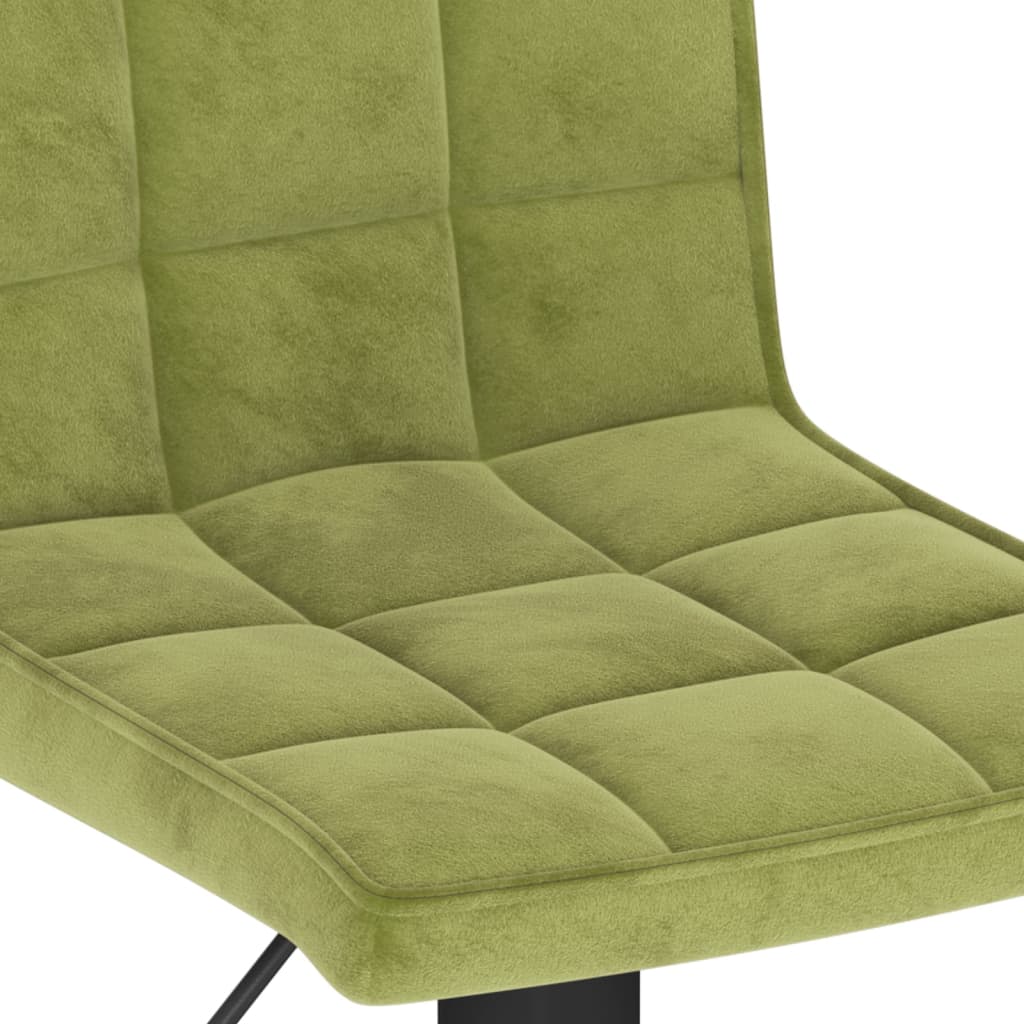 VXL8720286541456 g en hd 7 Scaune de bar, 2 buc., verde deschis, catifea Scaune de bar, 2 buc., verde deschis, catifea - imagine 9