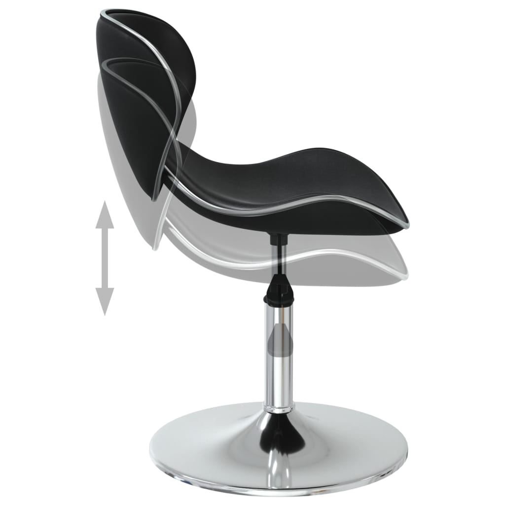 VXL8720286751046 g en hd 6 Scaune de sufragerie, 4 buc., negru, piele ecologică Scaune de sufragerie, 4 buc., negru, piele ecologică - imagine 7