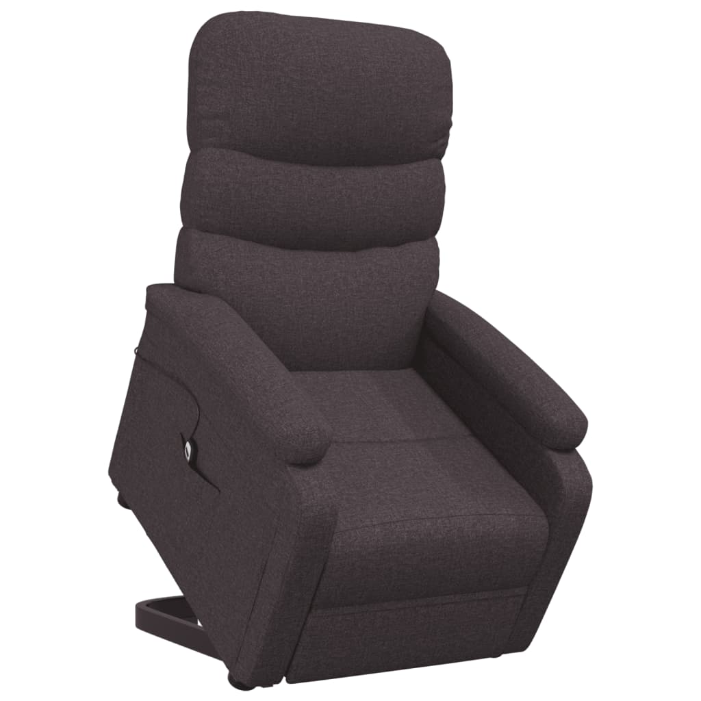 VXL8720287177722 g en hd 5 Fotoliu cu ridicare, maro închis, material textil Fotoliu cu ridicare, maro închis, material textil - imagine 7