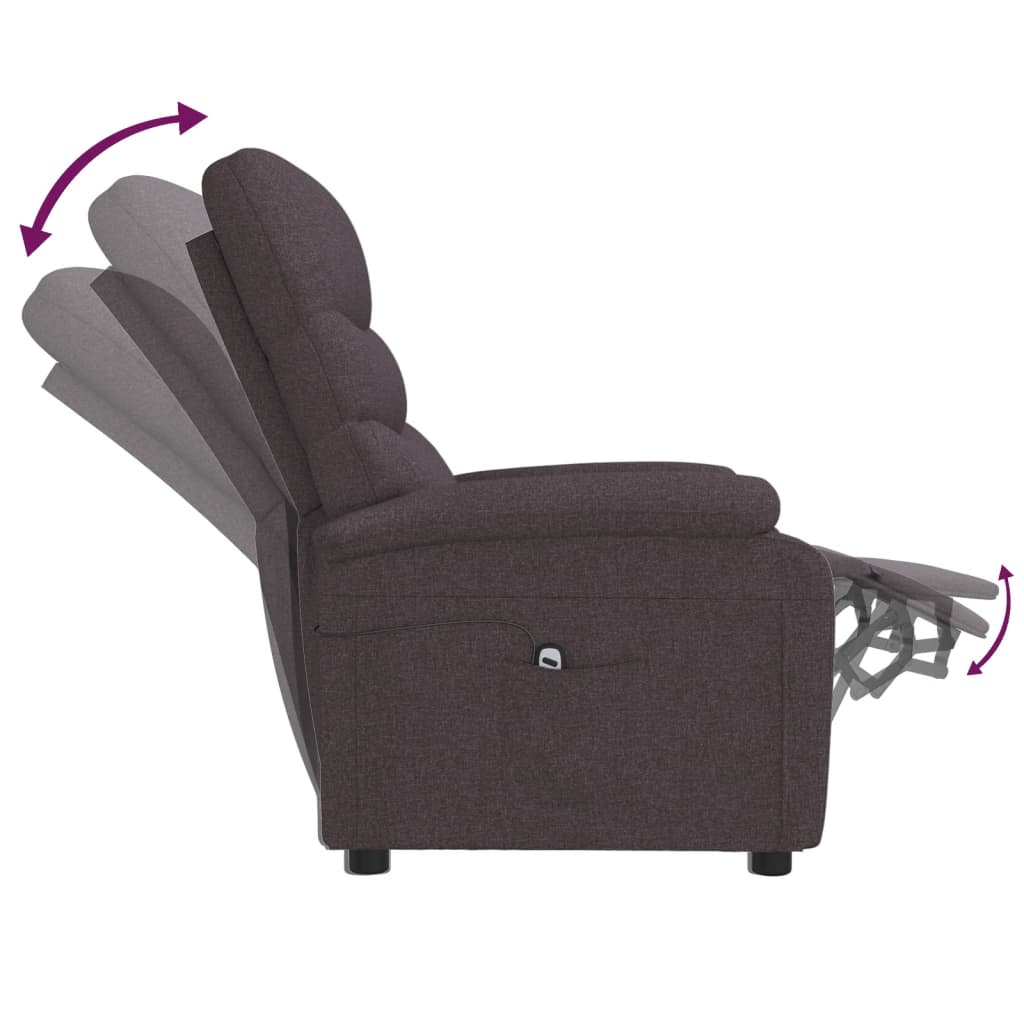 VXL8720287177722 g en hd 6 Fotoliu cu ridicare, maro închis, material textil Fotoliu cu ridicare, maro închis, material textil - imagine 8