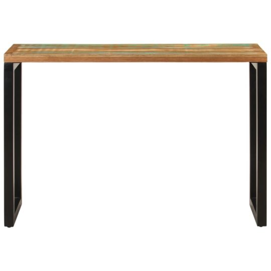 Alternative view of Masă consolă, 110x35x75 cm, lemn masiv de reciclat