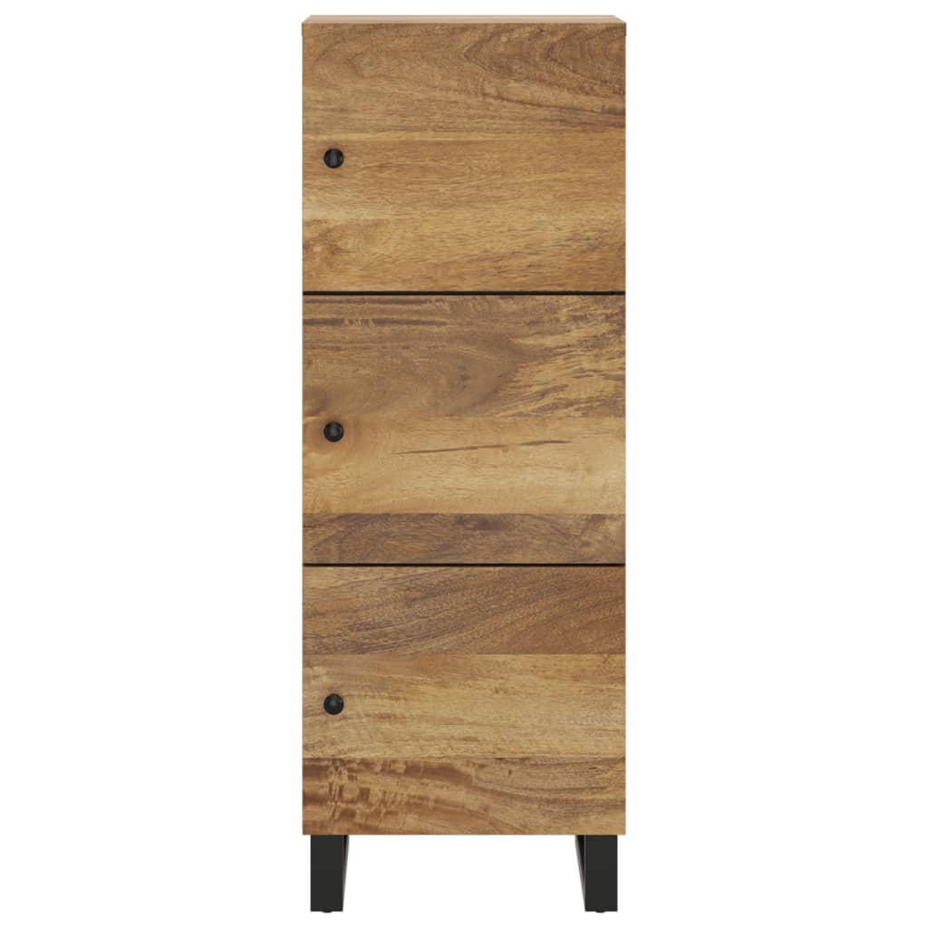 VXL8720845781682 g en hd 1 Dulap înalt cu 3 uși, 40x33x110 cm, lemn masiv mango și fier Dulap înalt cu 3 uși, 40x33x110 cm, lemn masiv mango și fier - imagine 3