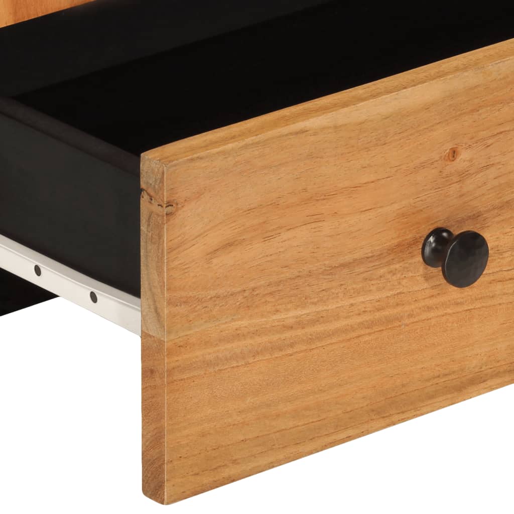 VXL8720845781705 g en hd 6 Dulap cu sertar, 60x33x100 cm, lemn masiv de acacia și fier Dulap cu sertar, 60x33x100 cm, lemn masiv de acacia și fier - imagine 8