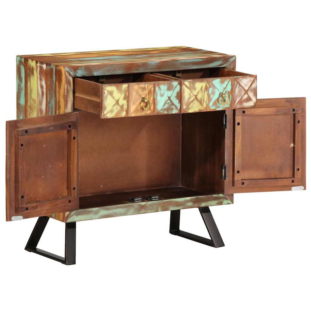 VXL8721012136755 g en hd 1 Dulap/sertar multicolor 70x35x70 cm lemn masiv reciclat Dulap/sertar multicolor 70x35x70 cm lemn masiv reciclat - imagine 2