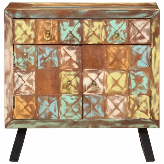 VXL8721012136755 g en hd 2 Dulap/sertar multicolor 70x35x70 cm lemn masiv reciclat VXL8721012136755 g en hd 2