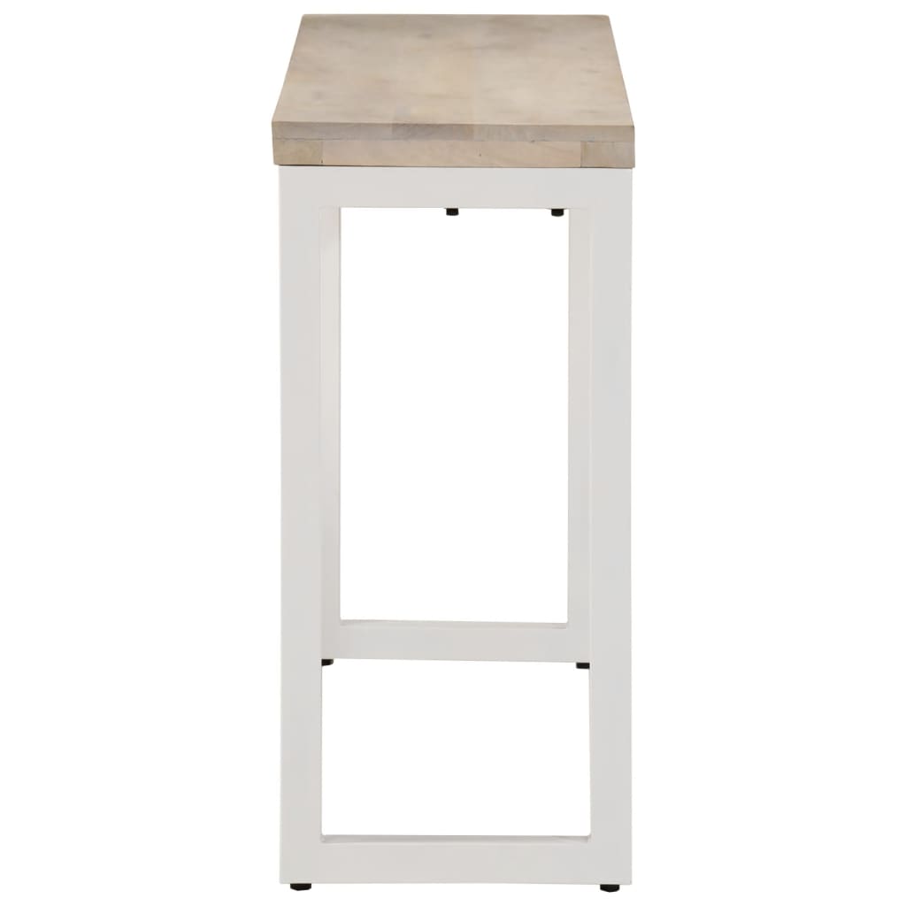 VXL8721012445628 g en hd 2 Masă Consolă Maro 110x35x76 cm Lemn de Mango și Fier Masă Consolă Maro 110x35x76 cm Lemn de Mango și Fier - imagine 3
