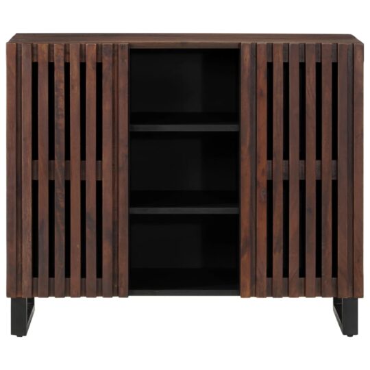 Alternative view of Dulap, maro, 90x34x75 cm, lemn masiv de mango