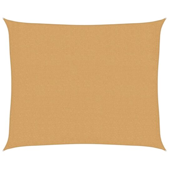 Alternative view of Pânză parasolar nisipiu dreptunghiular 2,5x3m HDPE 160 g/m²