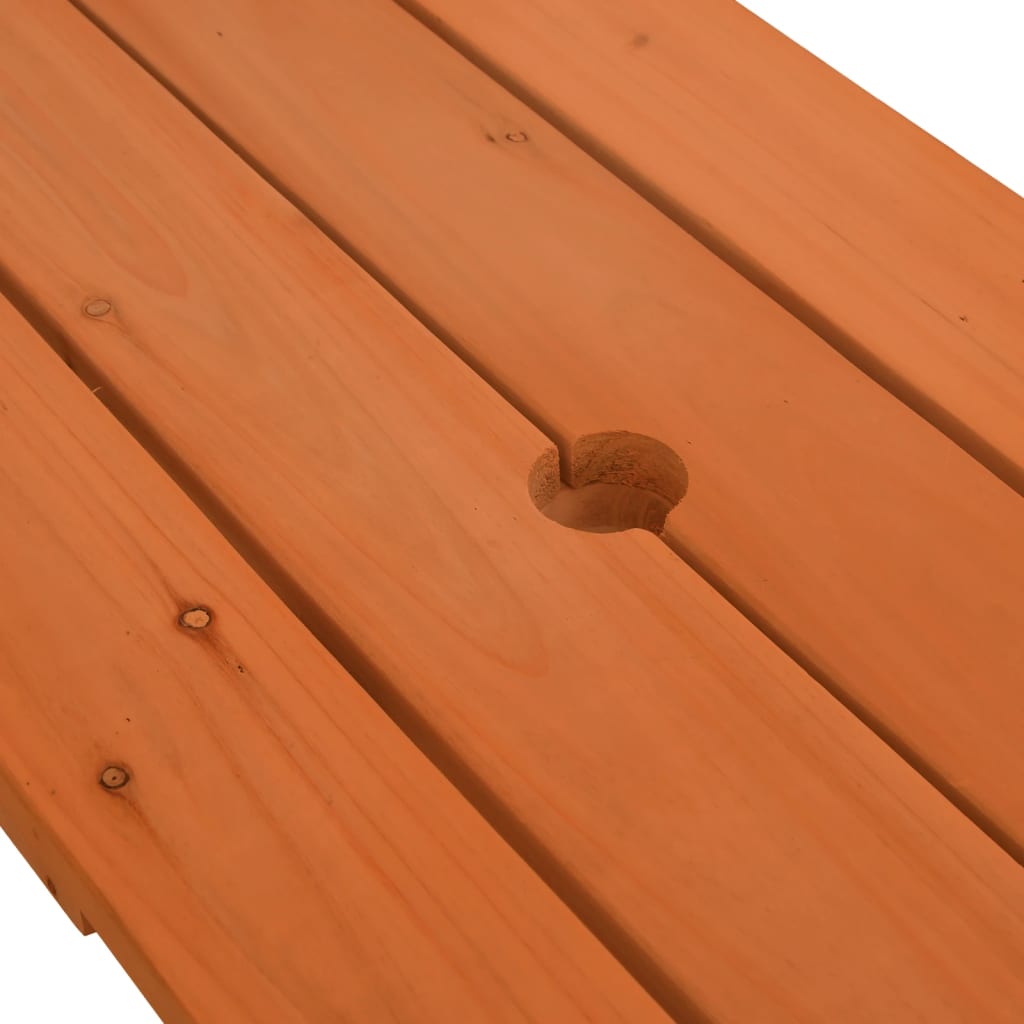 VXL8721102642739 g en hd 8 Masă de picnic pentru 4 copii, cu umbrelă, lemn masiv brad Masă de picnic pentru 4 copii, cu umbrelă, lemn masiv brad - imagine 10