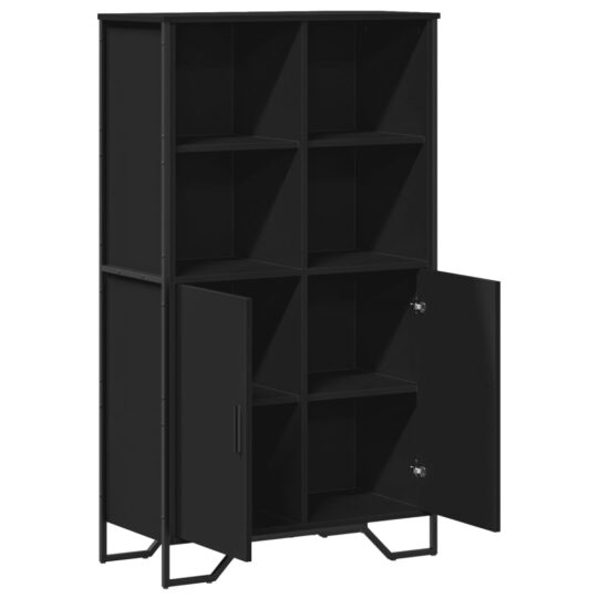 VXL8721102811623 g en hd 6 Dulap înalt, negru, 79,5x35,5x137,5 cm, lemn prelucrat VXL8721102811623 g en hd 6
