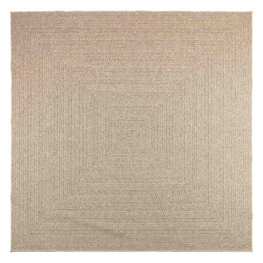 Alternative view of Covor ZIZUR aspect iută, 240x240cm, pentru interior și exterior