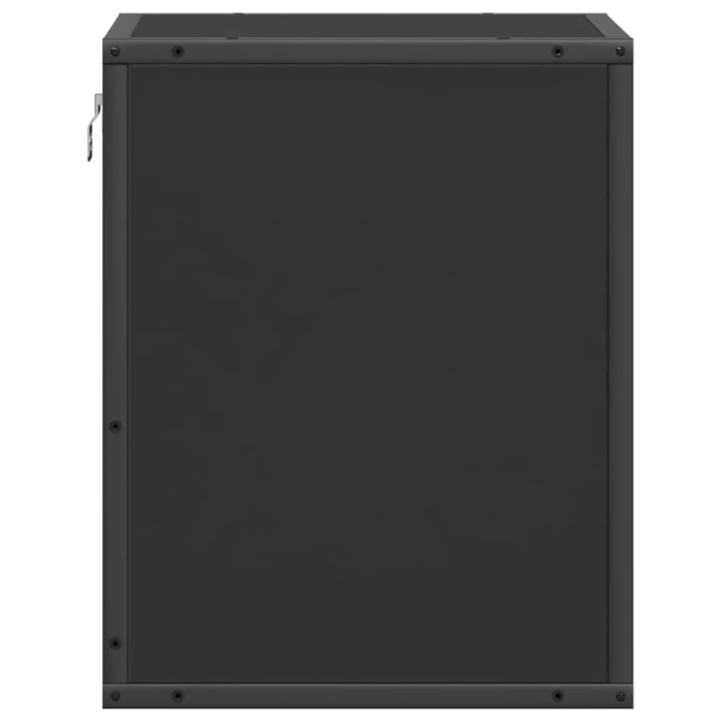 VXL8721102838033 g en hd 5 Noptieră de perete, negru, 40x31x39,5 cm Noptieră de perete, negru, 40x31x39,5 cm - imagine 7