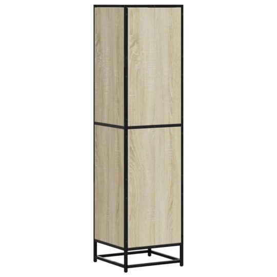 VXL8721102841149 g en hd 4 Dulapuru Stejar Sonoma 35,5x35x139 cm lemn și metal prelucrat VXL8721102841149 g en hd 4
