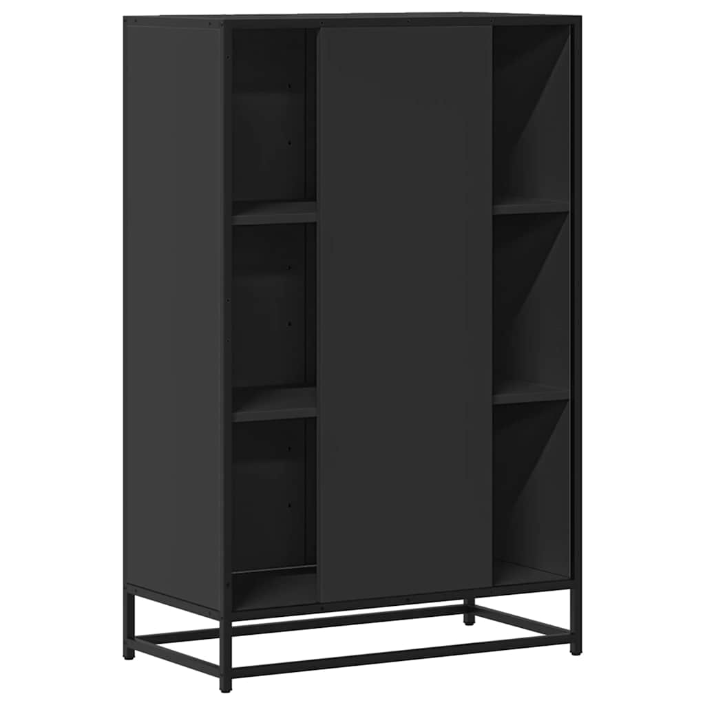 VXL8721102841286 g en hd 4 Dulapuru negru 68x35x106,5 cm lemn și metal prelucrat Dulapuru negru 68x35x106,5 cm lemn și metal prelucrat - imagine 6