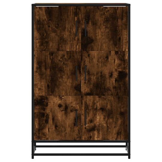 VXL8721102841309 g en hd 2 Dulapuru stejar afumat 68x35x106,5 cm lemn și metal prelucrat VXL8721102841309 g en hd 2