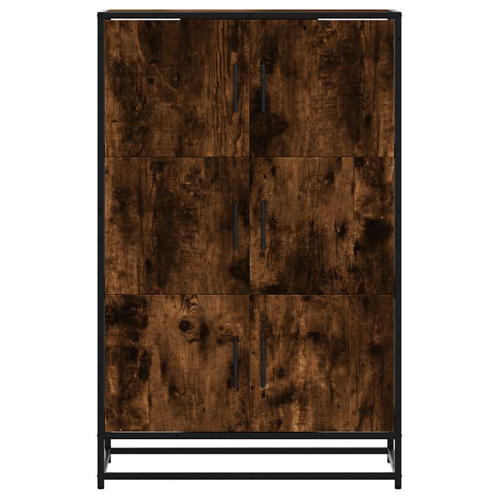 VXL8721102841309 g en hd 2 Dulapuru stejar afumat 68x35x106,5 cm lemn și metal prelucrat Dulapuru stejar afumat 68x35x106,5 cm lemn și metal prelucrat - imagine 4